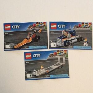 Lego #60151 Dragster Transporter